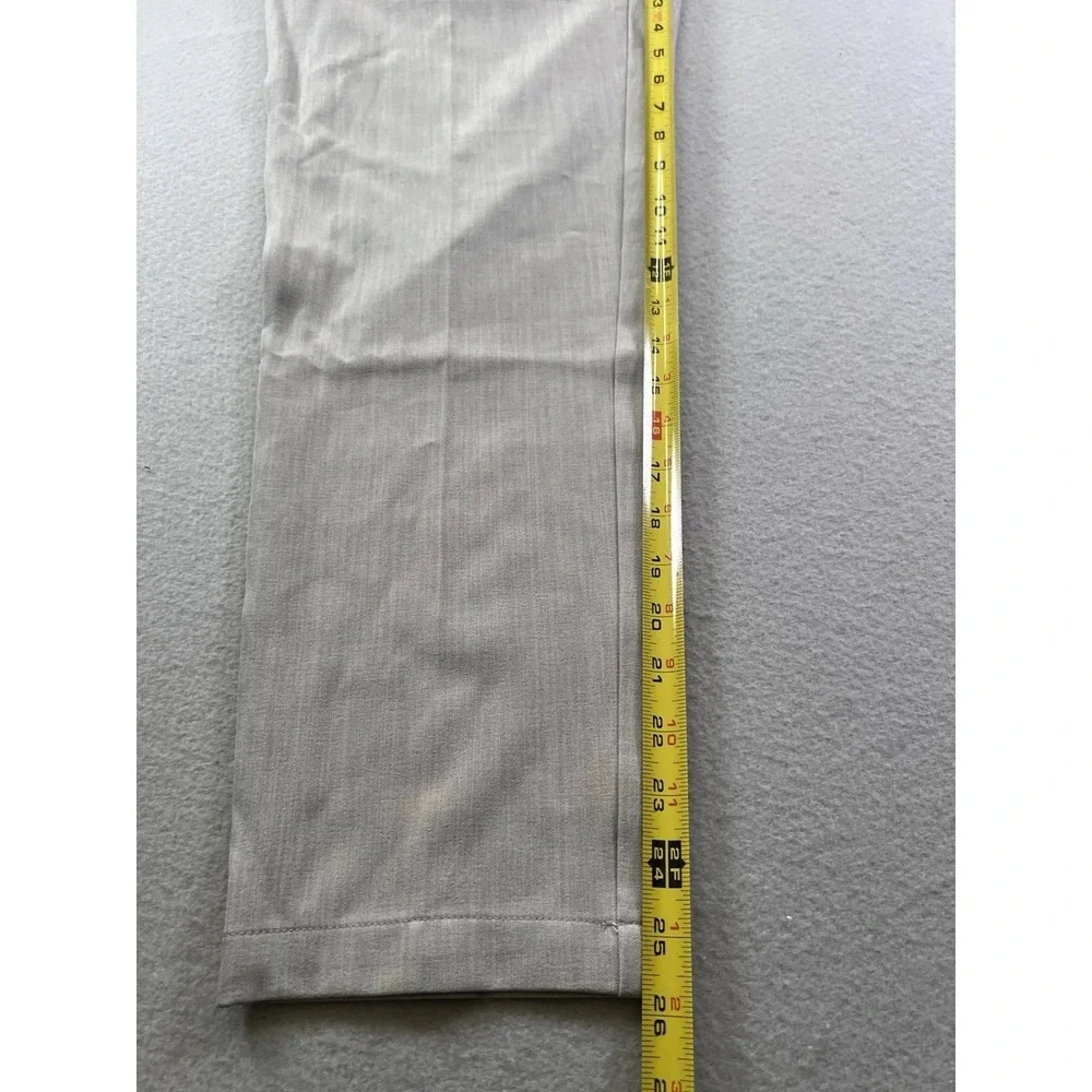 Halara Mid Rise Pocket Casual Tapered Pants Ankle Length Light Gray Small